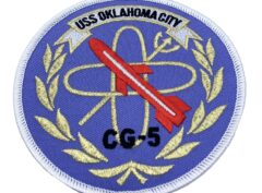 CG-5 USS Oklahoma City Patch – Plastic Backing