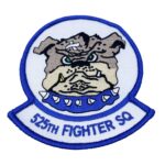 525th Fighter Squadron Patch – Plastic Backing
