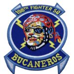 198th Fighter Squadron Patch – Plastic Backing