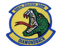 466th Fighter Squadron Patch – Plastic Backing