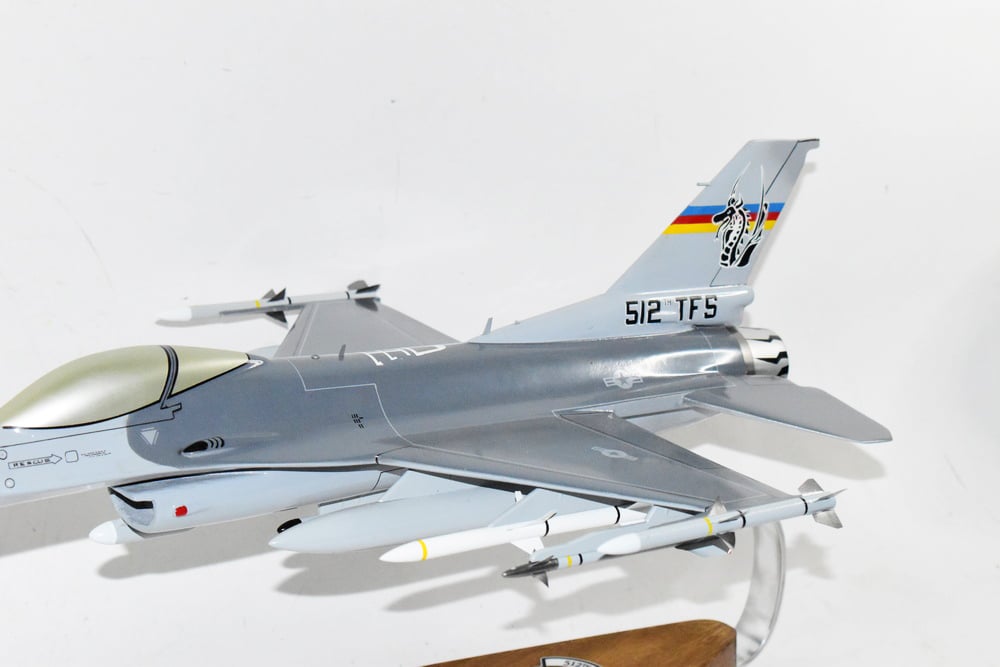 512th Fighter Squadron F-16 Fighting Falcon Model