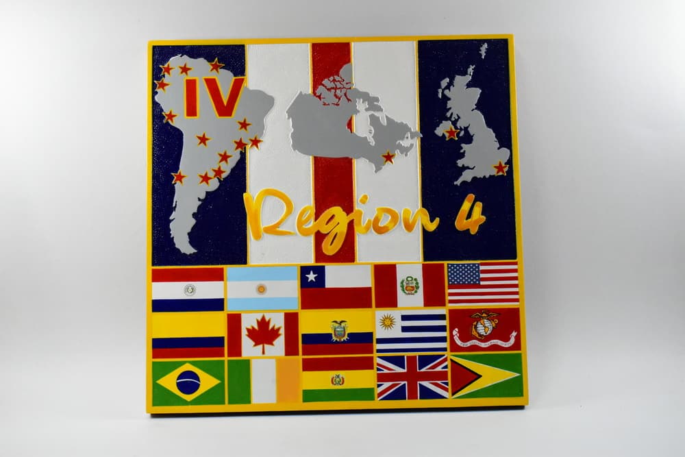 Region IV Flag Plaque