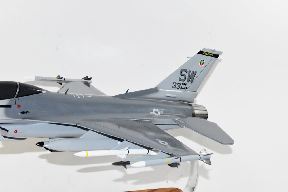 33rd Fighter Squadron F-16 Fighting Falcon Model
