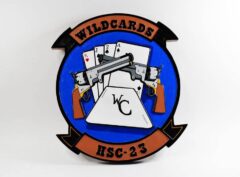 HSC-23 Wildcards Plaque