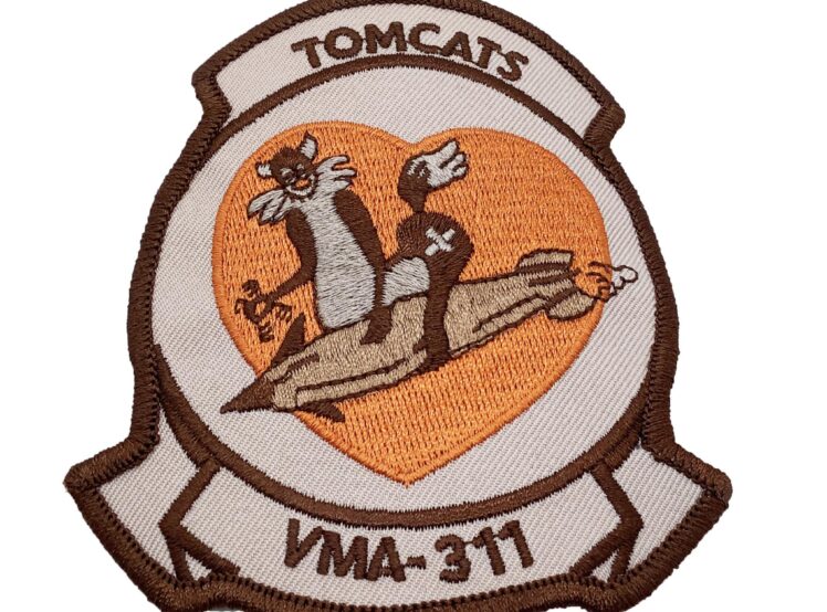 VMA-311 Tomcats 2018 Tan Patch – No Hook and Loop
