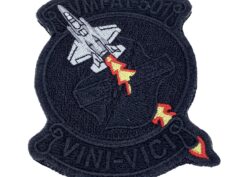 VMFAT-501 Warlords Patch- With Hook and Loop