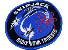 USS Skipjack SSN-585 Patch – Plastic Backing