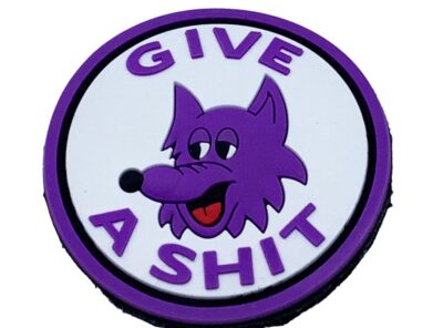 VMM/HMM-364 Purple Foxes "Give A Shit" PVC Patch – With Hook and Loop