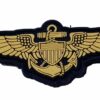 Naval Aviator Wings PVC Patch – With Hook and Loop