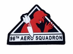 WWI 96th Aero Squadron PVC Patch - With Hook and Loop