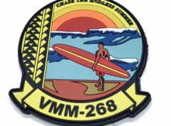 VMM-268 Red Dragons Friday 2021 PVC Patch – With Hook and Loop