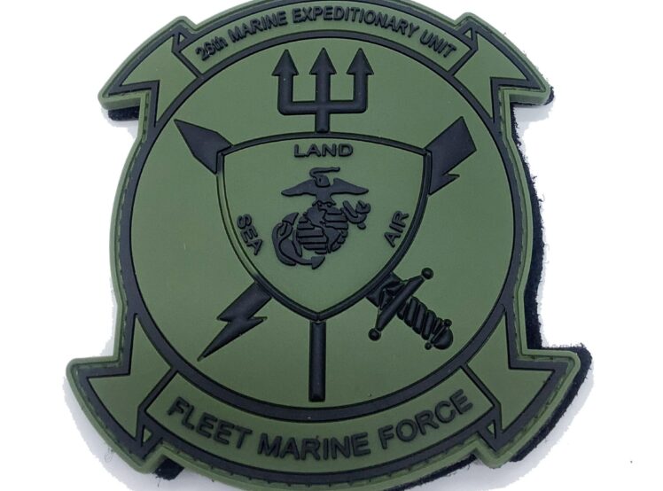 26th MEU Green PVC Patch – With Hook and Loop