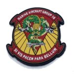 Marine Aircraft Group MAG-16 PVC Patch - With Hook and Loop