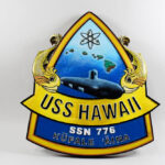 SSN-776 USS Hawaii Plaque