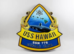 SSN-776 USS Hawaii Plaque