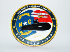 SSN-777 USS North Carolina Plaque