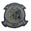 HSM-72 Proud Warriors "Big Chief" Green Patch –With Hook and Loop