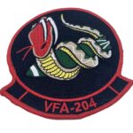 VFA-204 River Rattlers Patch – With Hook and Loop