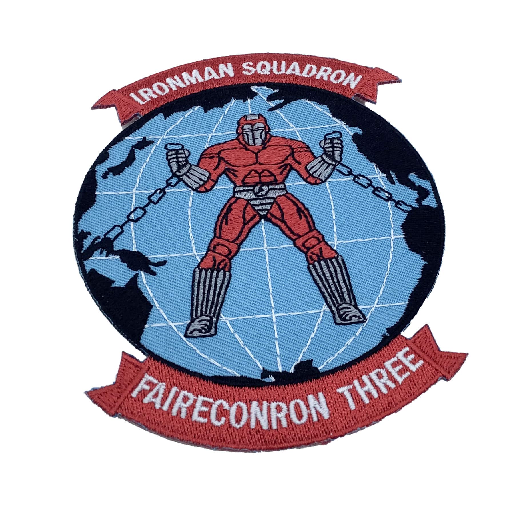 VQ-3 Ironman Squadron Patch - With Hook and Loop