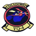 VQ-4 Shadows Squadron Patch - With Hook and Loop