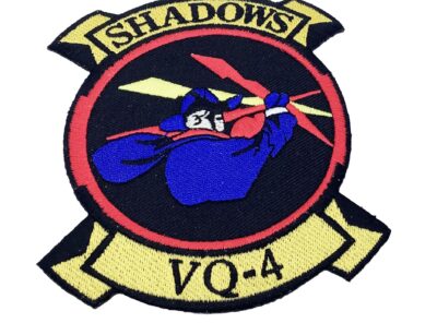 VQ-4 Shadows Squadron Patch - Plastic Backing