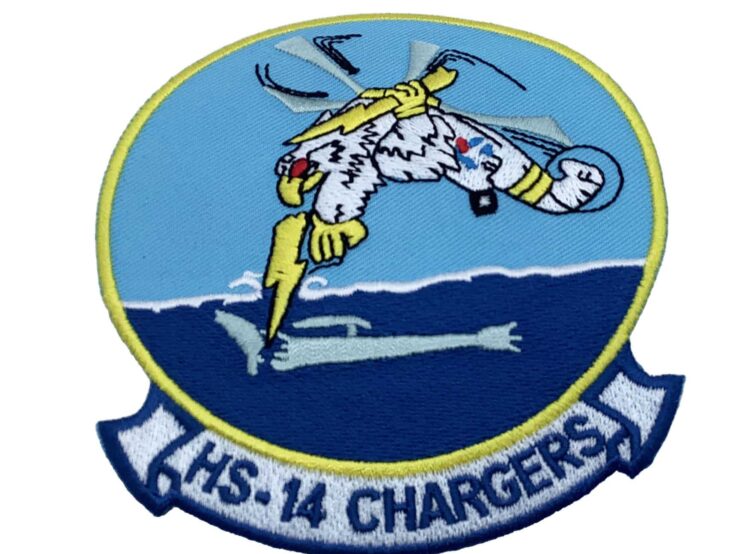 HS-14 Chargers Patch - With Hook and Loop