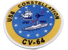 CV-64 USS Constellation Patch - With Hook and Loop