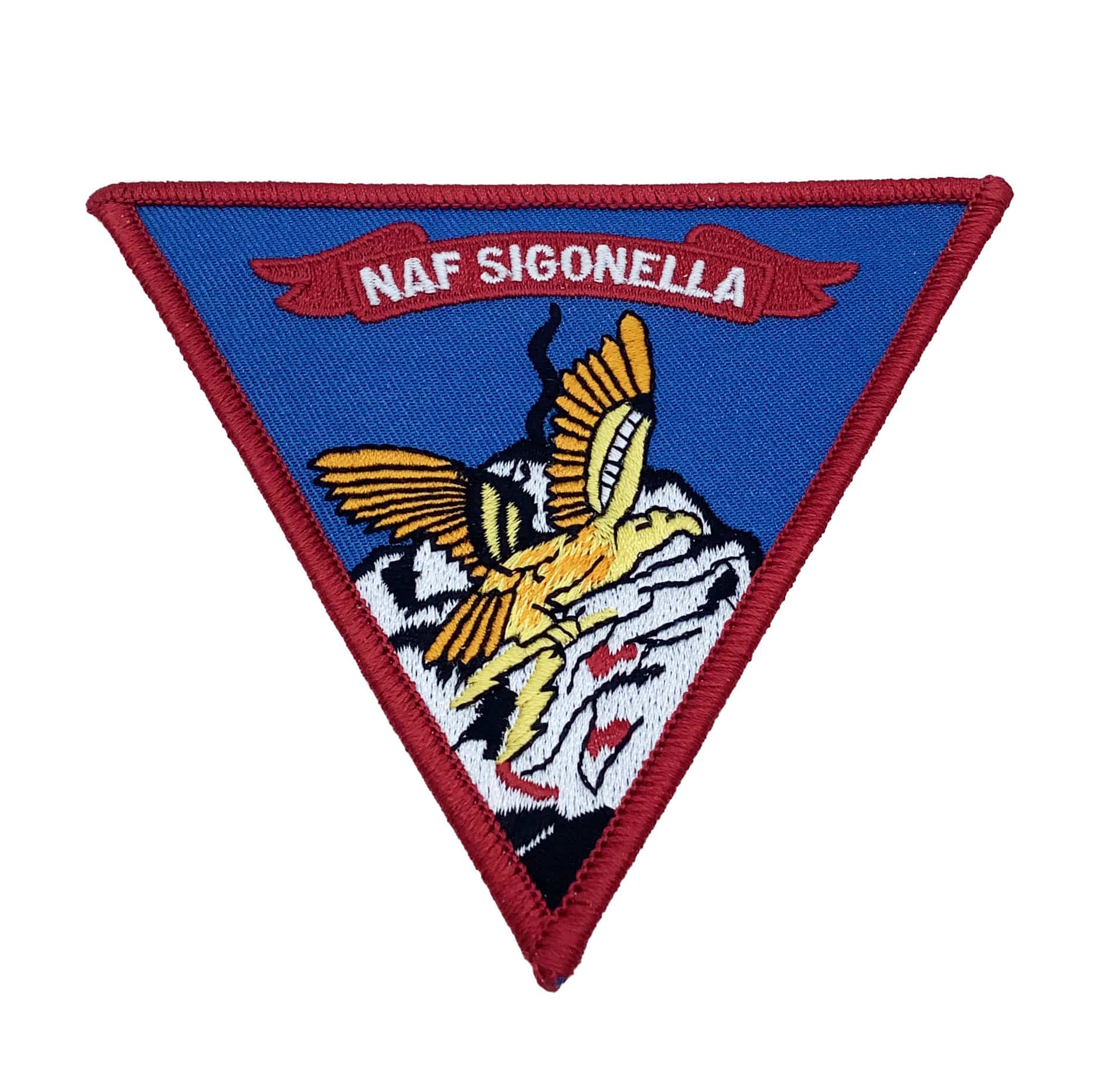 NAF Sigonella Patch - With Hook and Loop