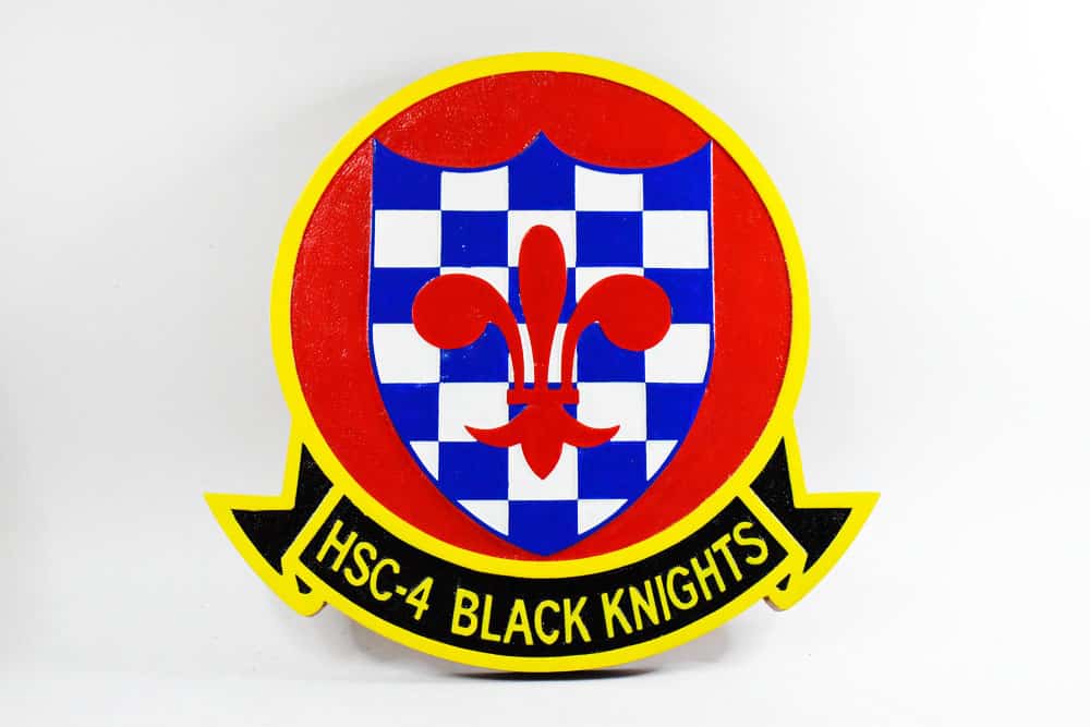 HSC-4 Black Knights Plaque