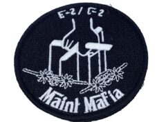 VAW-123 E-2/C-2 Maintenance Mafia Patch – with Hook and Loop