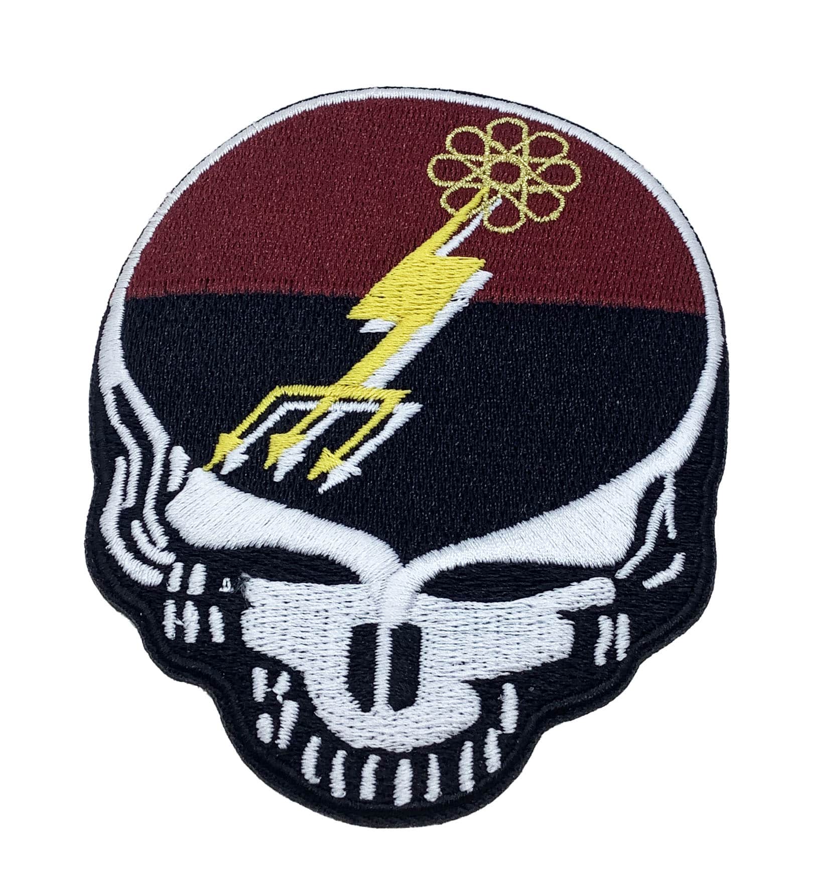 VAQ-133 Wizards Dead Head Patch - No Hook and Loop
