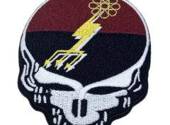 VAQ-133 Wizards Dead Head Patch - With Hook and Loop