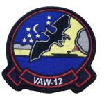 VAW-12 Bats Squadron Patch – With Hook and Loop