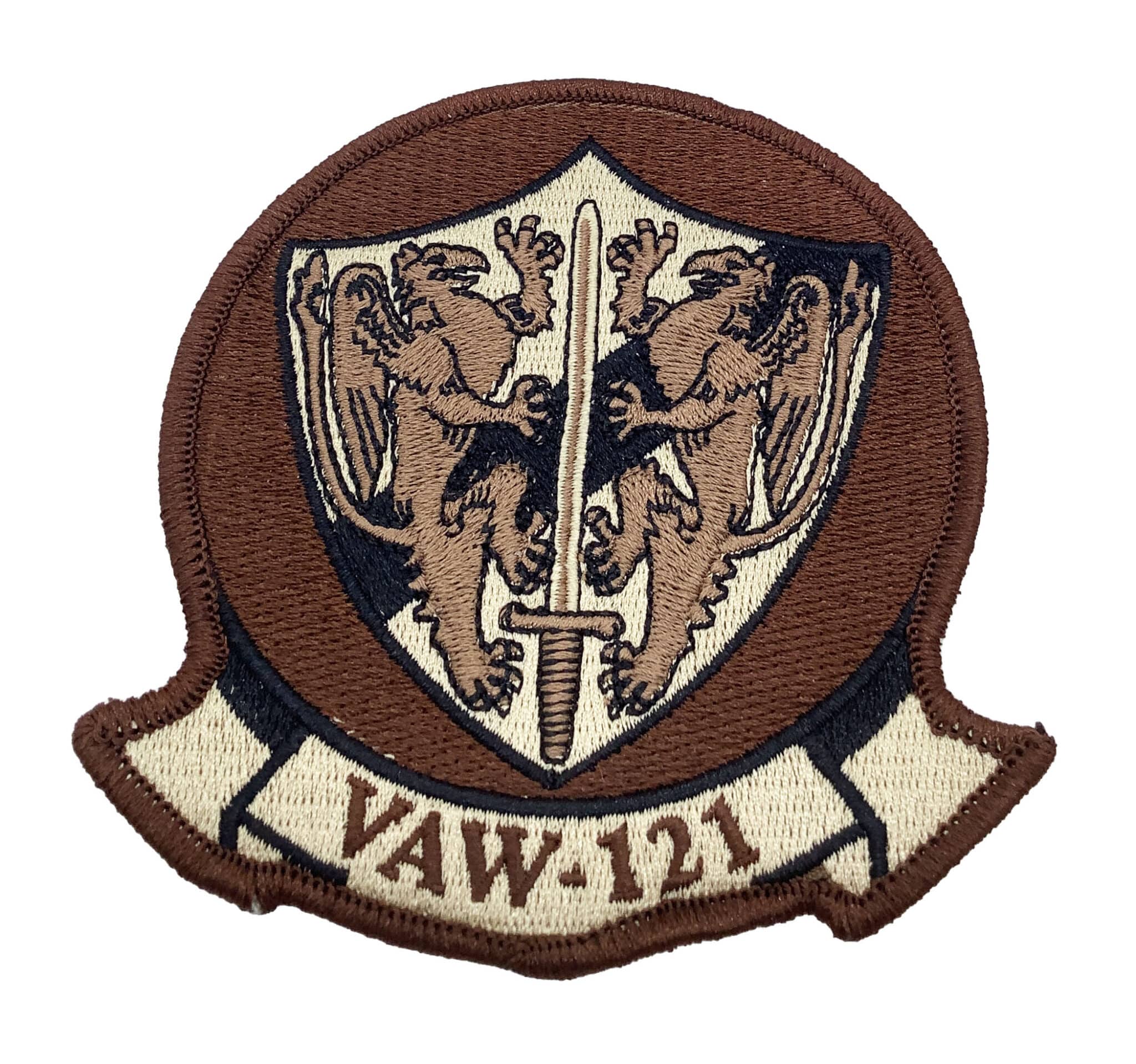VAW-121 Blue Tails Desert Tan Patch – No Hook and Loop