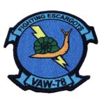 VAW-78 Fighting Escargots Patch – No Hook and Loop