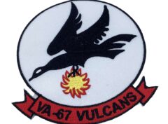 VA-67 Vulcans Squadron Patch – No Hook and Loop