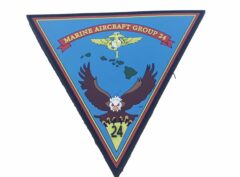 Marine Aircraft Group MAG 24 PVC Patch- With Hook & Loop
