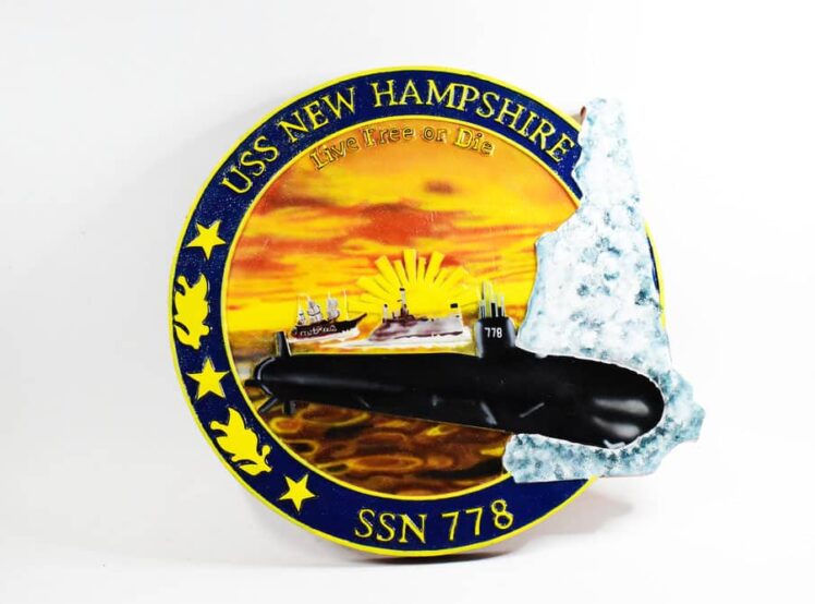 SSN-778 USS New Hampshire Plaque