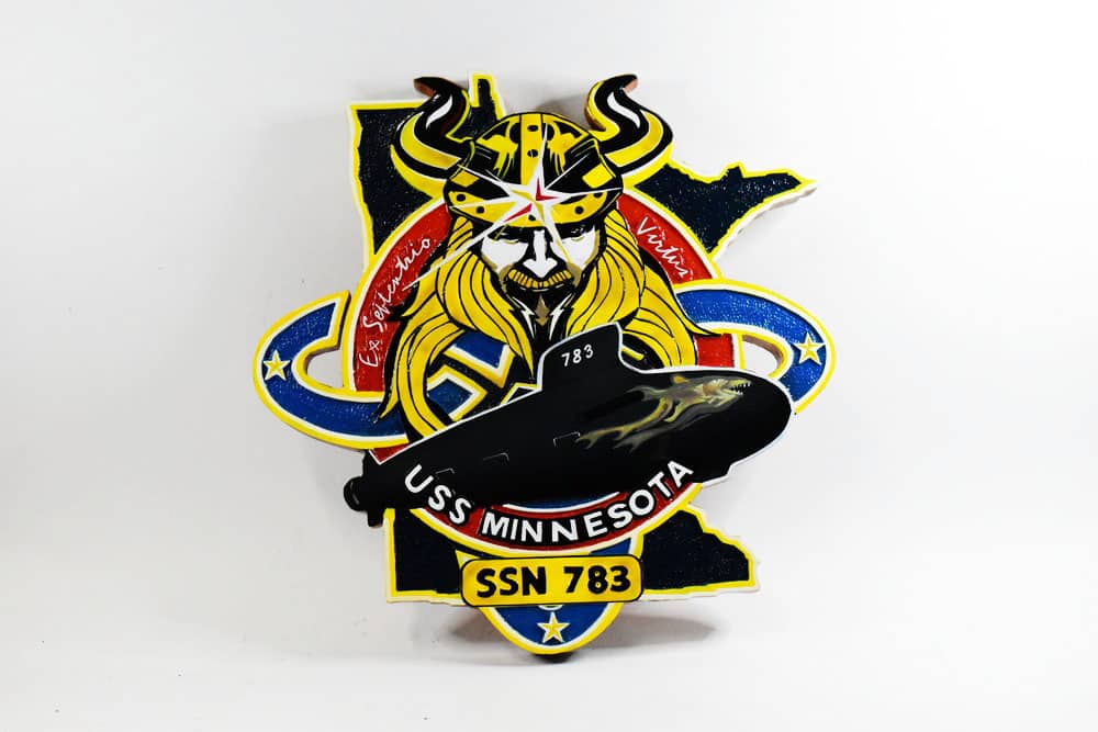SSN-783 USS Minnesota Plaque
