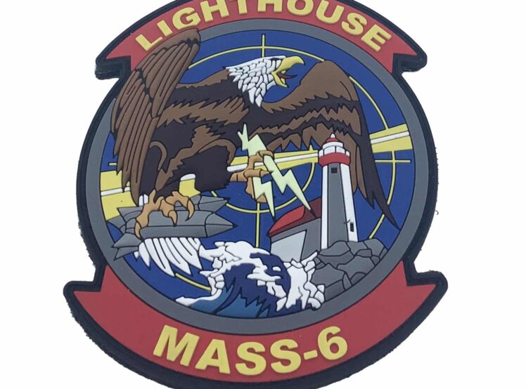 MASS-6 Det B Lighthouse PVC Patch - With Hook and Loop