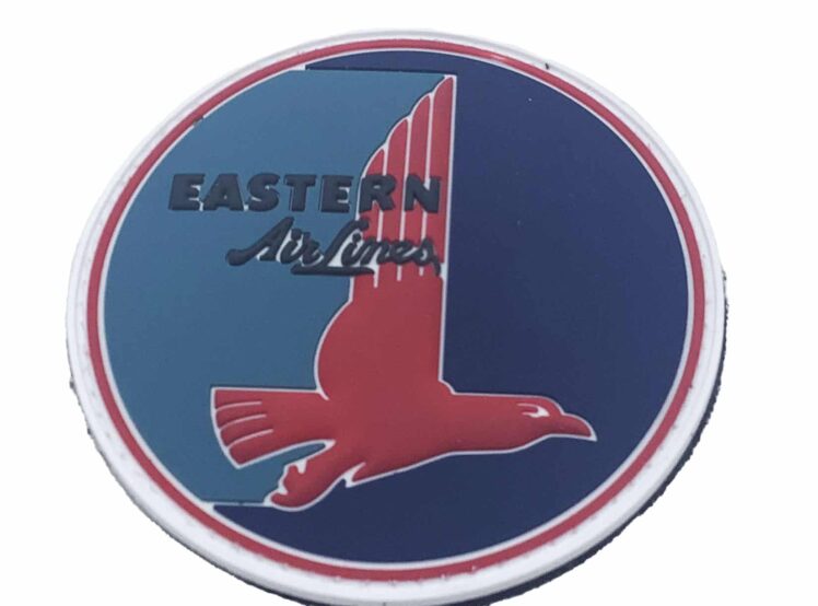 Eastern Airlines PVC Patch- With Hook and Loop