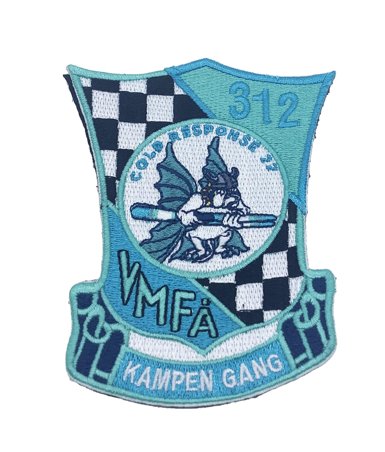 VMFA-312 Cold Response 2022 Patch - No Hook and Loop