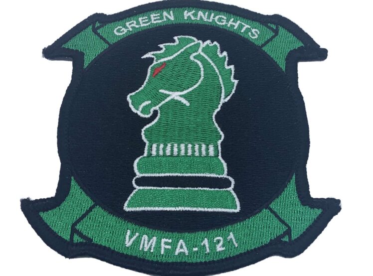 VMFA-121 Green Knights Patch –With Hook and Loop
