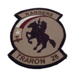 VT-28 Rangers Tan Patch – With Hook and Loop