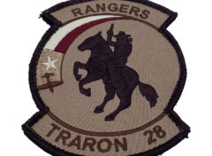 VT-28 Rangers Tan Patch – With Hook and Loop