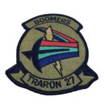 VT-27 Boomers Green Squadron Patch – With Hook and Loop