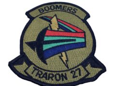 VT-27 Boomers Green Squadron Patch – With Hook and Loop