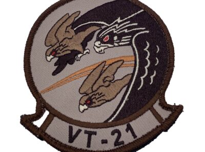 VT-21 Redhawks Tan Patch – With Hook and Loop