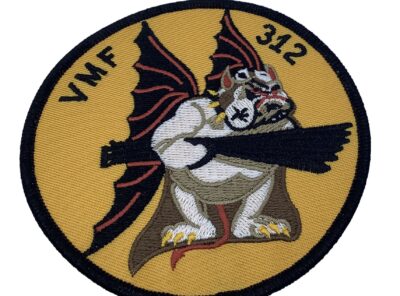 VMF-312 Checkerboards Patch- With Hook and Loop