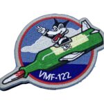 VMF-122 Candystripers Patch – With Hook and Loop